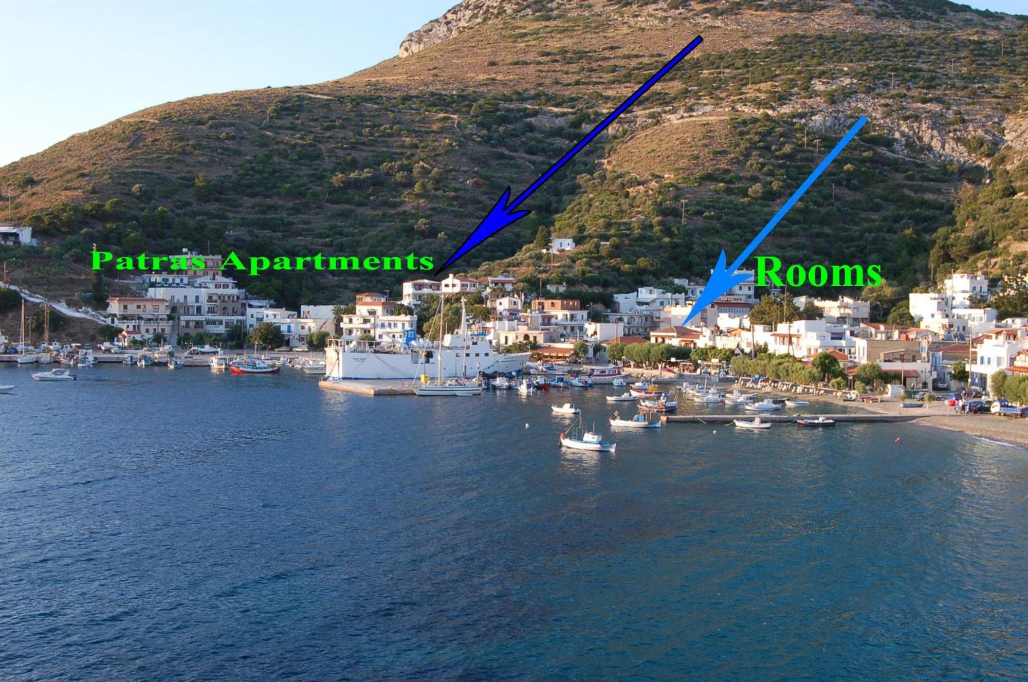 Patras Apartments Fourni Ikarias Bagian luar foto